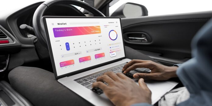 Researcher working on a new self driving car model automotive SEO company
